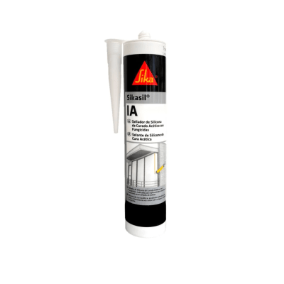 Sellador de silicona acético blanco sikasil -ia1