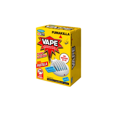 Repelente de Mosquitos Aparato Inalámbrico + 5 Pastillas Vape1