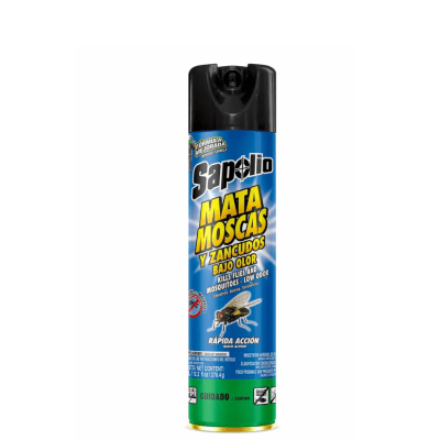 Insecticida mata moscas y zancudos spray 360ml Sapolio1