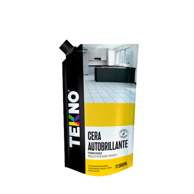 Cera auto-brillante 300ml amarillo Tekno1