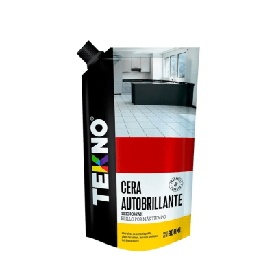 Cera auto-brillante 300ml rojo Tekno1