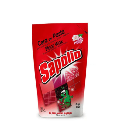 Cera en pasta roja 300ml Sapolio1