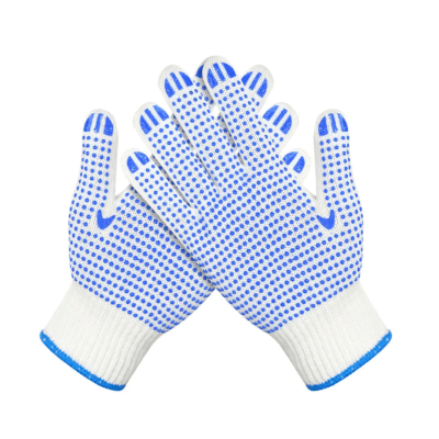 Guantes de trabajo algodón con puntos Comercial1