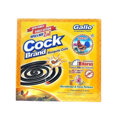 Espiral antizancudos Cock brand1