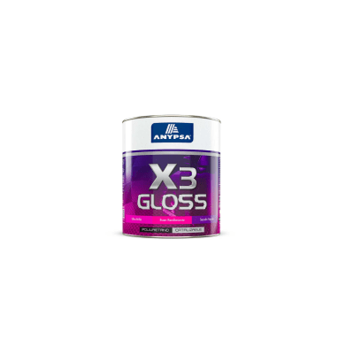 Pintura gloss negro 1/4 gl Anypsa1