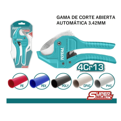 Cortador de tubos de pvc 193mm Total1