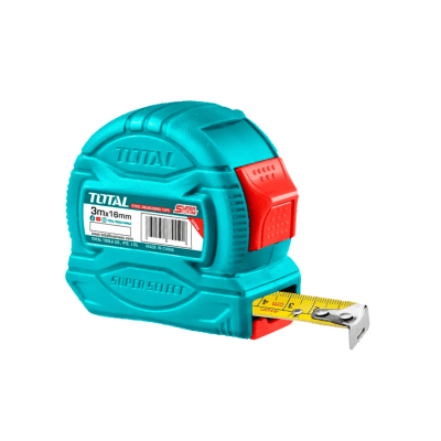 Wincha cinta metrica de acero/abs doble lado 3mt Total1