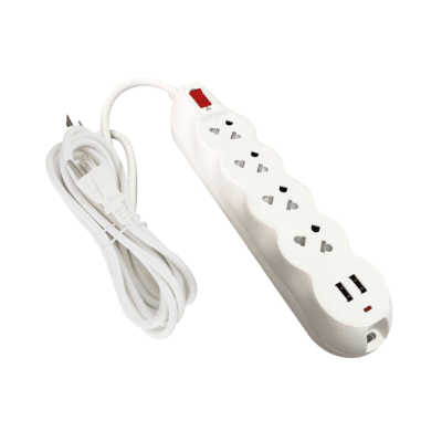 Supresor de pico 4 tomas 2 usb 3mt 16awg deluxe Home light1