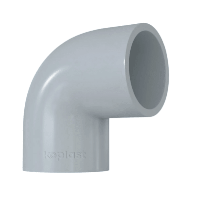Codo 3/4 pvc sin rosca - agua fria1
