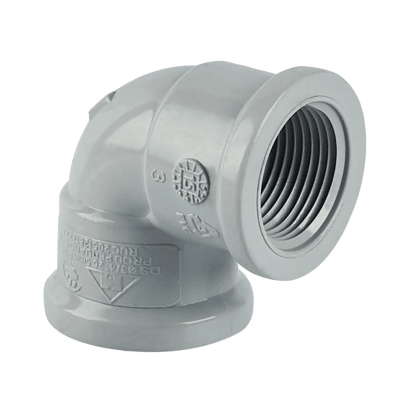 Codo 3/4 pvc con rosca - agua fria1