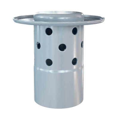 Sombrero 4'' pvc - desagüe1