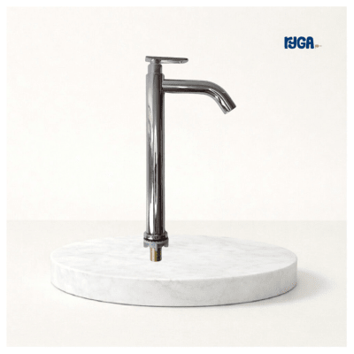 Caño llave grifo pico alto redondo para ovalin Ryga1