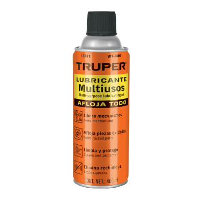Aceite Aflojatodo en aerosol de 400 ml Truper1