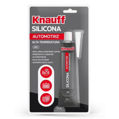 Silicona automotriz blister c/gris x 50gr. Knauff1