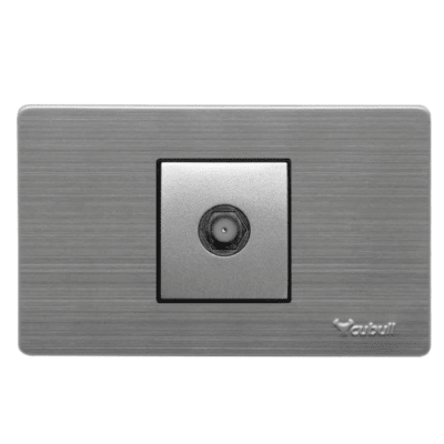 Toma de tv gris Cubull A5-0331