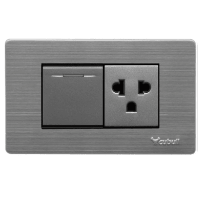 Interruptor mixto gris Cubull A5-0271