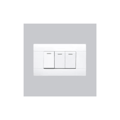 Interruptor triple blanco Cubull2