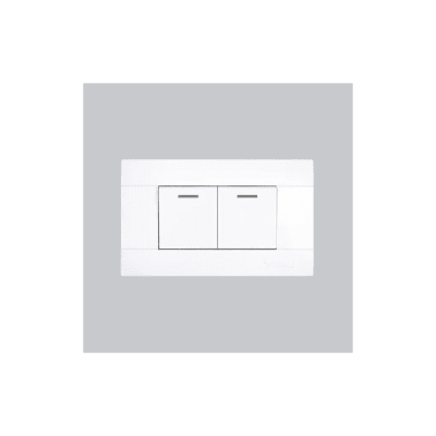 Interruptor doble blanco Cubull2