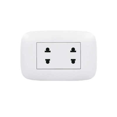 Toma corriente doble blanco Bticino comercial1