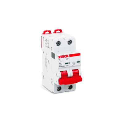 Interruptor Termomagnético 2p 32a, 20ka/220v Sda62c32 Steck2