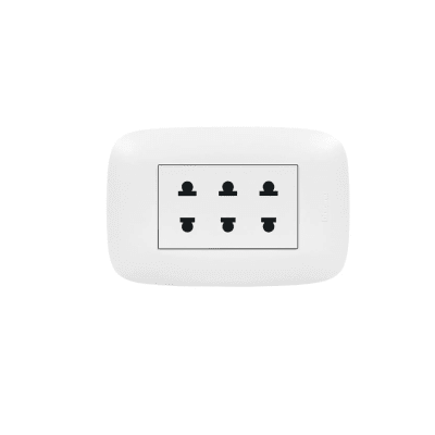 Toma corriente triple blanco Bticino comercial1