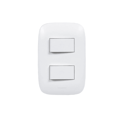 Interruptor doble domino sencia blanco Bticino1