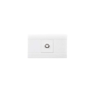 Toma de tv blanco Cubull1