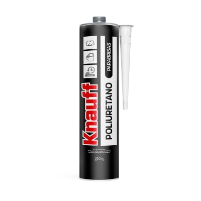 Sellador de poliuretano p/parabrisas c/negro 310ml knauff1