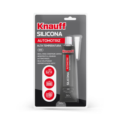 SILICONA AUTOM.BLISTER C/GRIS X 50GR. KNAUFF1