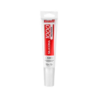 Silicona multiusos 1000 c/blanco tubo x 85ml KNAUFF1