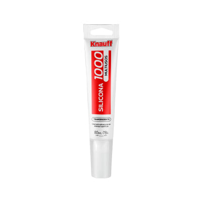 Silicona multiusos 1000 transparente tubo x 85ML KNAUFF1