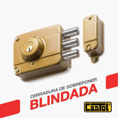 Cerradura blindada máxima 300 de 3 golpes Cantol1