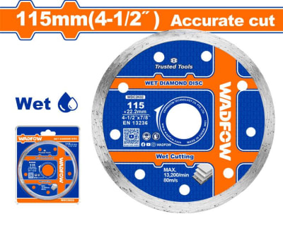 Disco Diamantado Segamentado 4 1/2? 115mm Corte Humedo Wadfow1