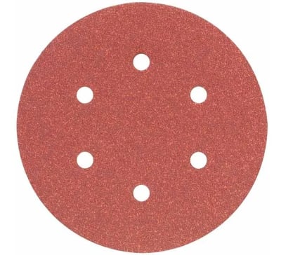 Juego de 5 lijas para lijadora orbital 125mm, 5