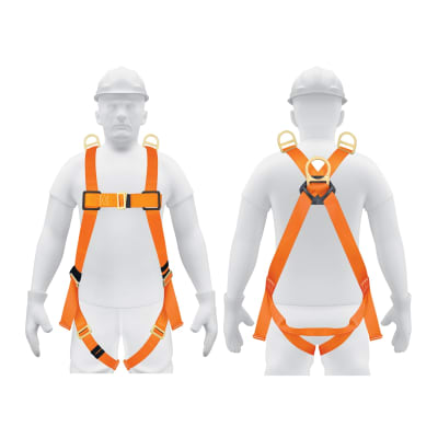 Arnés de cuerpo completo 3 anillo rescate Truper1