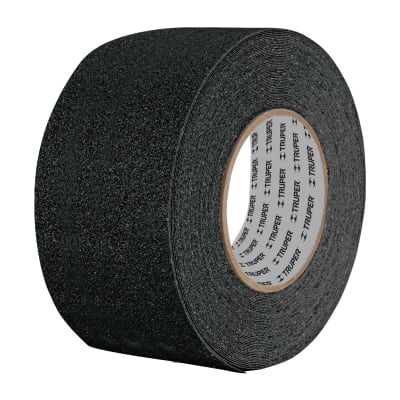 Rollo de 5 m de cinta antideslizante negra 50 mm Truper1