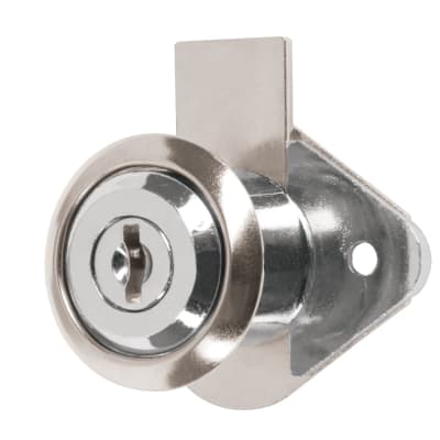Chapa cerradura para mueble modelo 21 cromo Hermex1