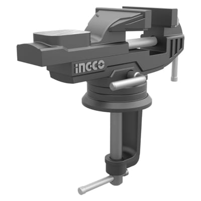 Tornillo de banco con base giratorio 60 mm soporta 1000 Kg Ingco6