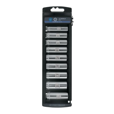 Juego de 9 dados largos encastre 3/8