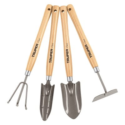 Juego de 4 Herramientas de 15'' para jardín Truper 150404