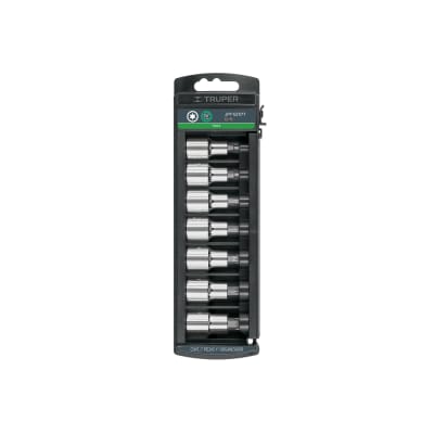 Juego de 7 dados cuadro 1/2´´ punta torx, Truper4