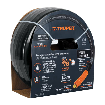 Manguera de Hule para compresora 3/8