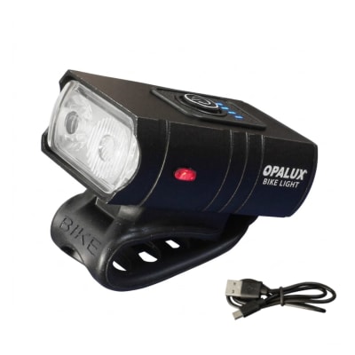 Luz delantera multifuncional para bicicleta Opalux1