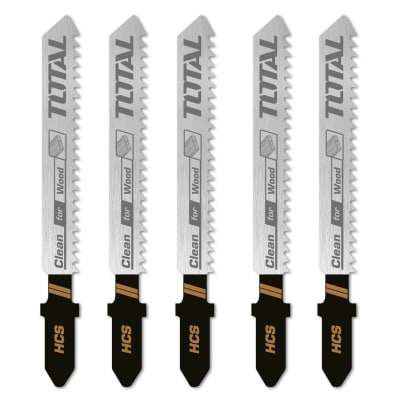 Juego de hojas de sierras para caladora 5 pzs Total1