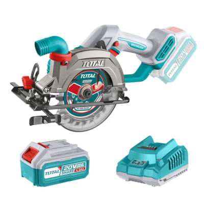 Sierra circular 20v incluye bateria 4ah y cargador Total6