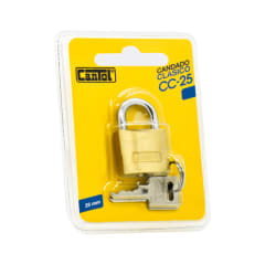 Candado clasico 25mm blister Cantol
