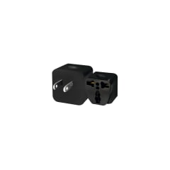 Adaptador múltiple plano negro HOME LIGHT