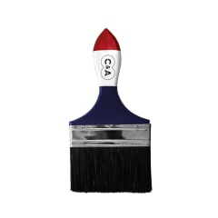 Brocha de nylon con mango de madera 5