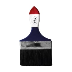 Brocha de nylon con mango de madera 6