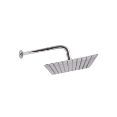 Cabezal de ducha cuadrada cromada 10